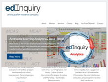 Tablet Screenshot of edinquiry.com